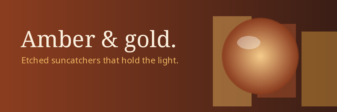 Amber & gold.
